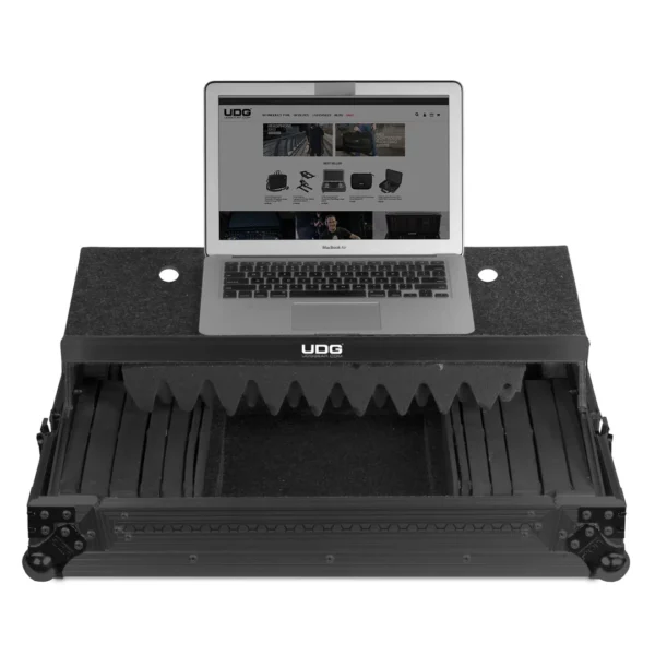 UDG Ultimate Flight Case Multi Format XL Black MK3 Plus (Laptop Shelf) - Image 3